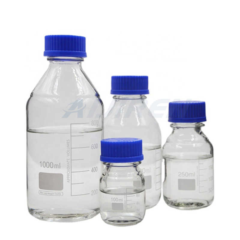 Wholesale Media Borosil Bottle Reagent With Blue Screw Cap Online Aijiren Hplc Lab Vials